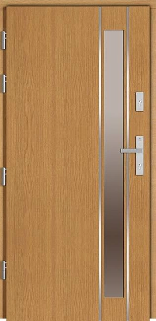 DOLO - Drzwi nowoczesne zewnętrzne drewniane