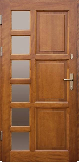 DOLE - Drzwi zewnętrzne drewniane